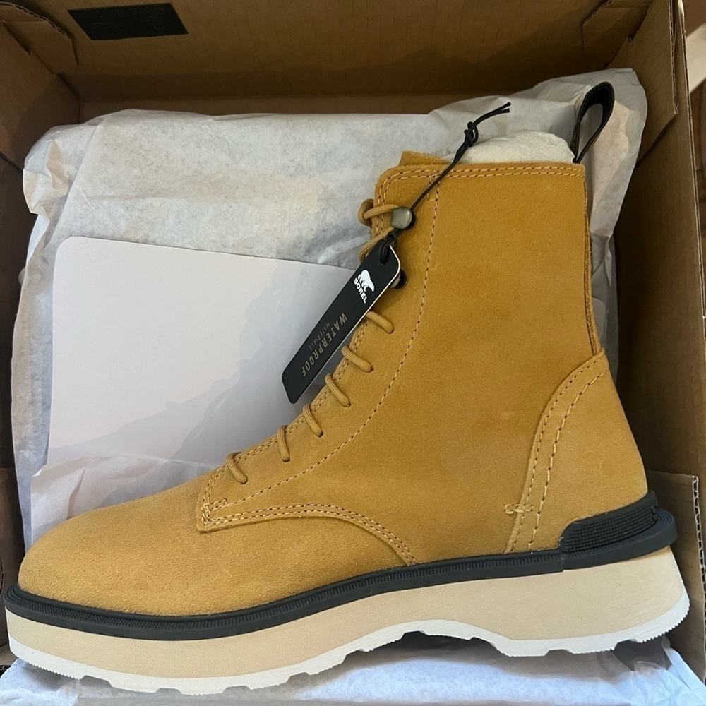 NWT Sorel Women’s Hi-Line Lace Boots Size 8.5 - Picture 5 of 7